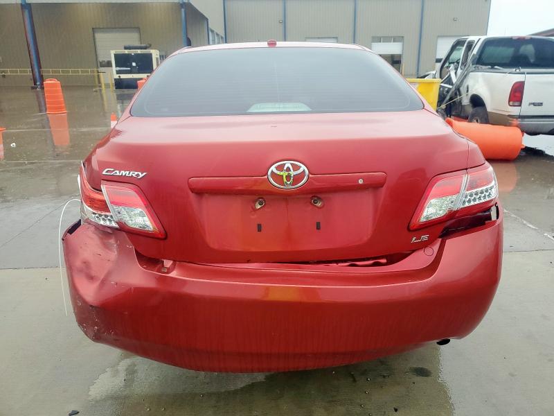 4T4BF3EK1BR108403 - 2011 TOYOTA CAMRY BASE RED photo 6