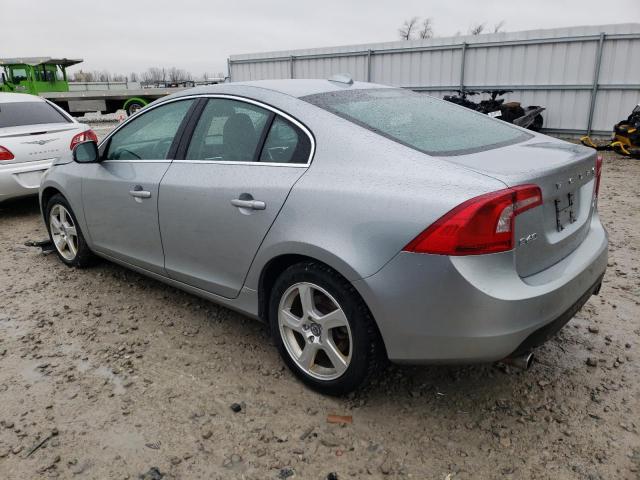 YV1612FH1D2231977 - 2013 VOLVO S60 T5 SILVER photo 2