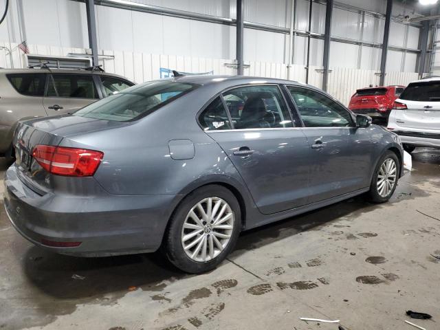 3VWD07AJ4FM340031 - 2015 VOLKSWAGEN JETTA SE GRAY photo 3