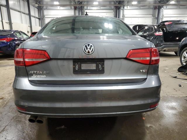 3VWD07AJ4FM340031 - 2015 VOLKSWAGEN JETTA SE GRAY photo 6