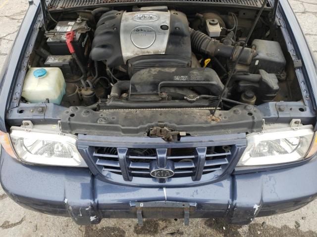 KNDJB723015077597 - 2001 KIA SPORTAGE BLUE photo 11