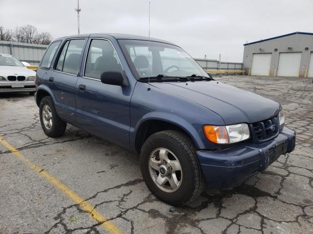 KNDJB723015077597 - 2001 KIA SPORTAGE BLUE photo 4