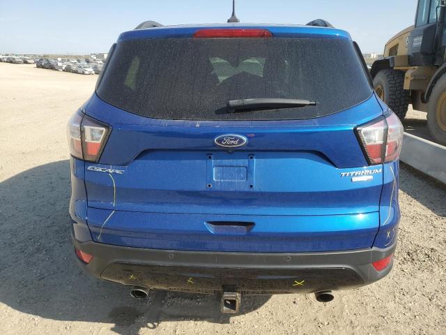 1FMCU9J92JUD24480 - 2018 FORD ESCAPE TITANIUM BLUE photo 6