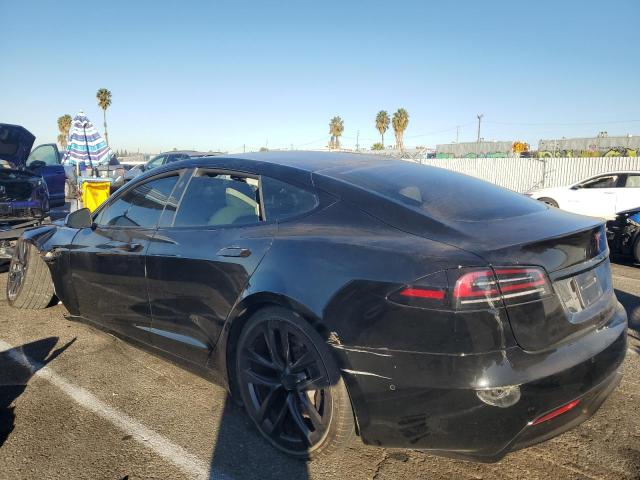 5YJSA1E55PF500926 - 2023 TESLA MODEL S BLACK photo 2