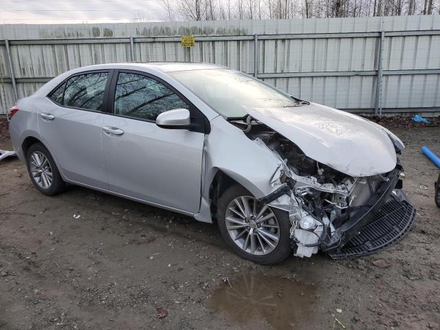 2T1BURHE2FC405888 - 2015 TOYOTA COROLLA L SILVER photo 4