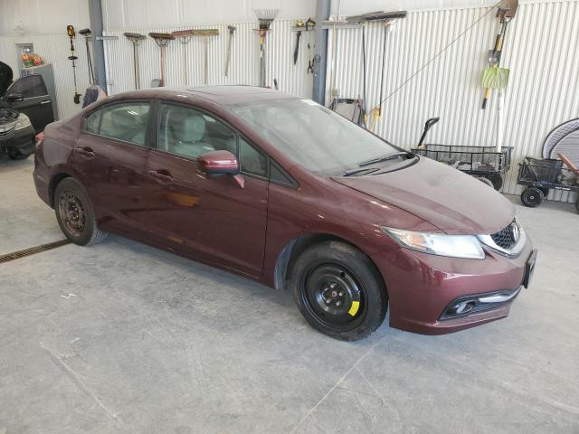 2HGFB2F93FH549882 - 2015 HONDA CIVIC EXL RED photo 4