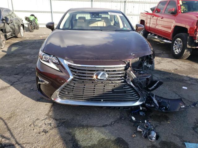 JTHBK1GG6G2224043 - 2016 LEXUS ES 350 BURGUNDY photo 5