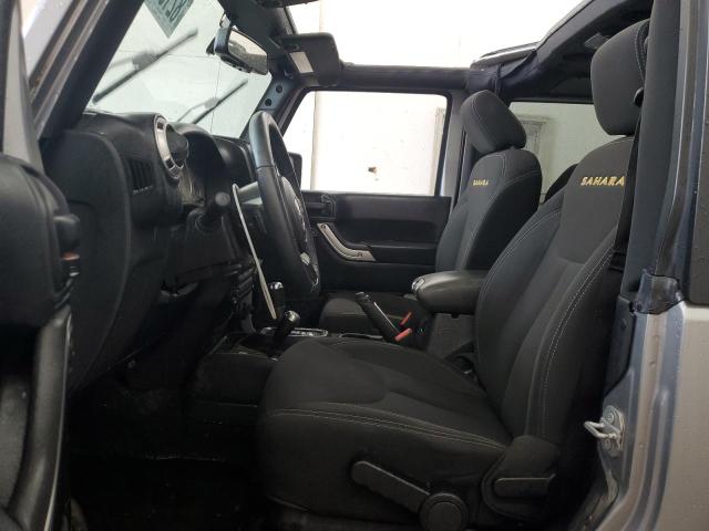 1C4AJWBG7FL737038 - 2015 JEEP WRANGLER SAHARA ვერცხლისფერი ფოტო 7