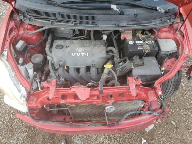 JTDBT923671048814 - 2007 TOYOTA YARIS RED photo 11