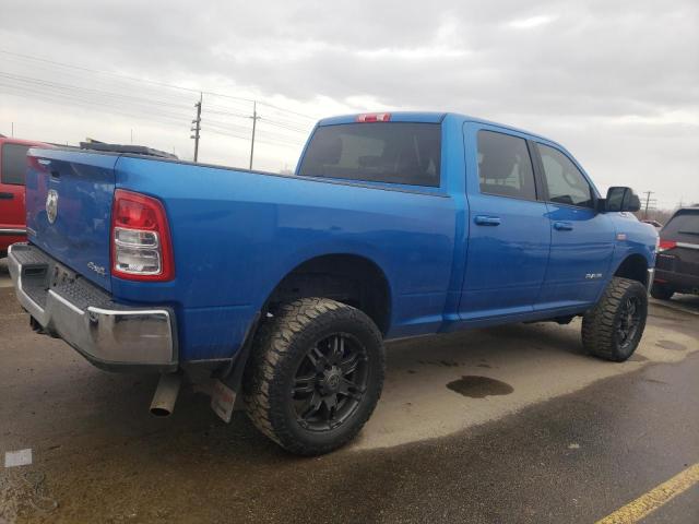 3C6UR5DJXLG206649 - 2020 RAM 2500 BIG HORN BLUE photo 3