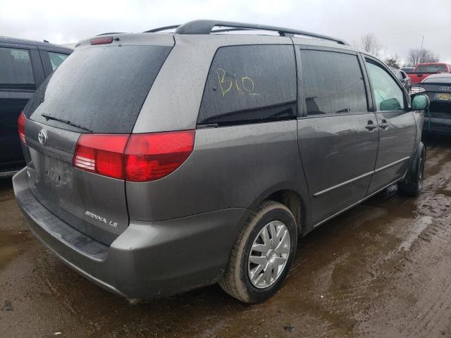 5TDZA23C25S366133 - 2005 TOYOTA SIENNA CE GRAY photo 3