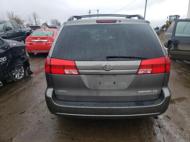 5TDZA23C25S366133 - 2005 TOYOTA SIENNA CE GRAY photo 6