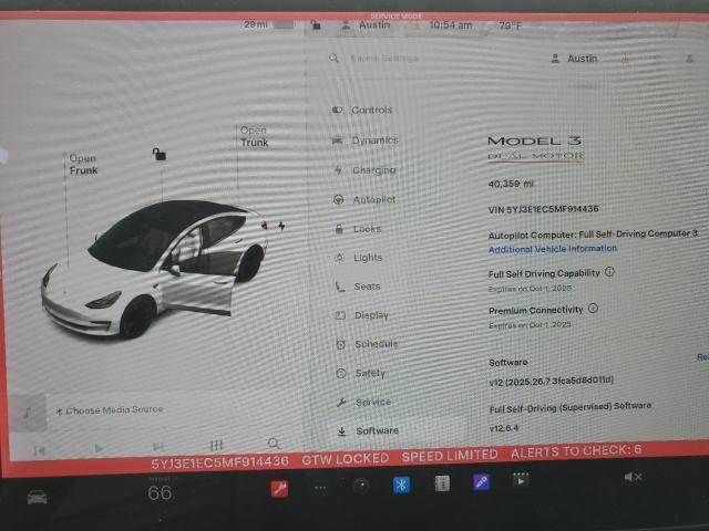 5YJ3E1EC5MF914436 - 2021 TESLA MODEL 3 თეთრი ფოტო 9