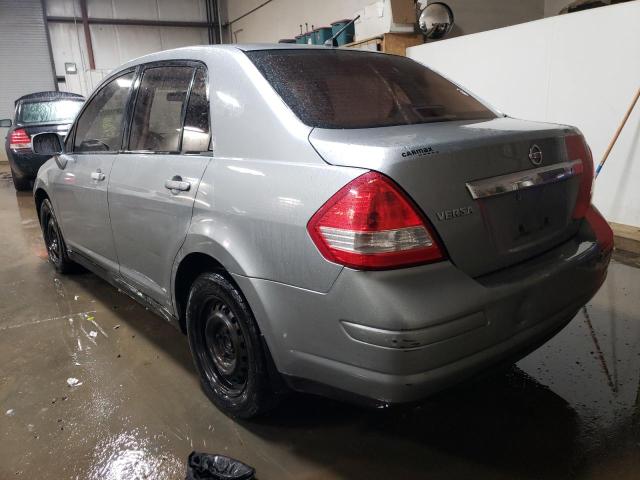 3N1BC11E09L449665 - 2009 NISSAN VERSA S SILVER photo 2