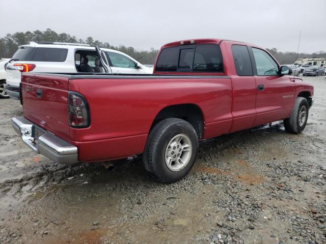 1B7GL22X8WS722793 - 1998 DODGE DAKOTA MAROON photo 3