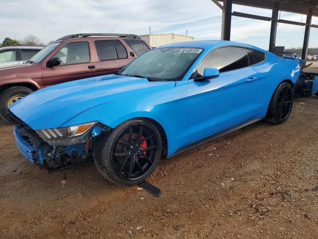 1FA6P8AMXH5209594 - 2017 FORD MUSTANG BLUE photo 1