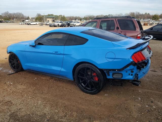 1FA6P8AMXH5209594 - 2017 FORD MUSTANG BLUE photo 2