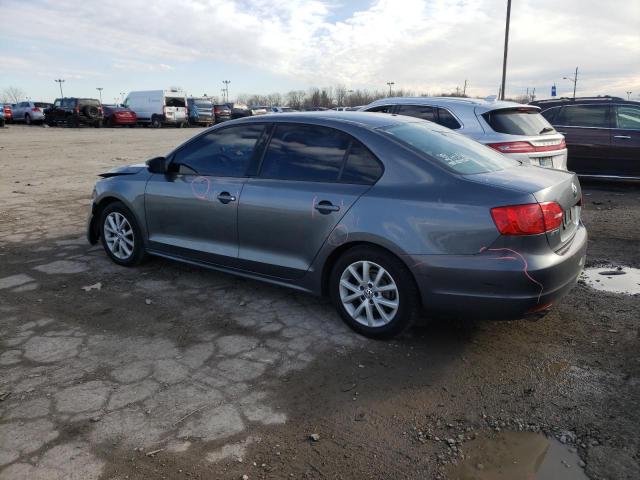 3VWDZ7AJ9BM342034 - 2011 VOLKSWAGEN JETTA SE GRAY photo 2