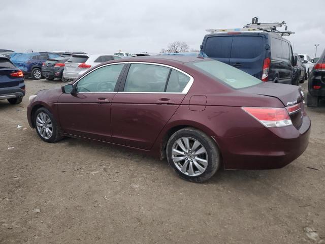 1HGCP2F86BA102306 - 2011 HONDA ACCORD EXL BURGUNDY photo 2