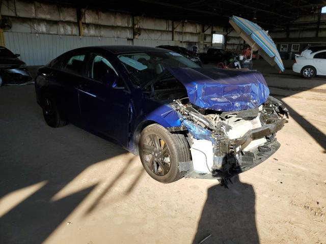 5NPLM4AG4MH037128 - 2021 HYUNDAI ELANTRA SEL BLUE photo 4