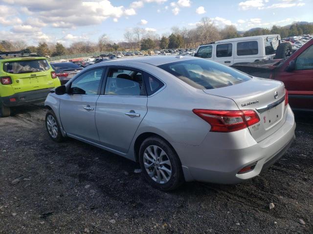 3N1AB7AP7KY322004 - 2019 NISSAN SENTRA S SILVER photo 2