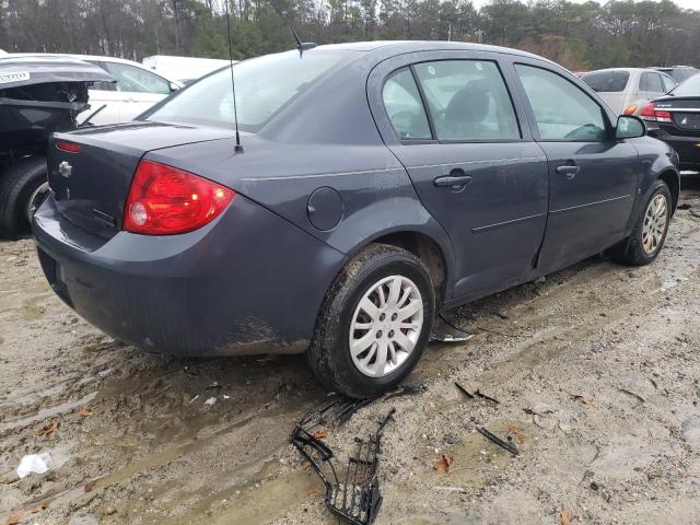 1G1AT58H397205361 - 2009 CHEVROLET COBALT LT BLUE photo 3