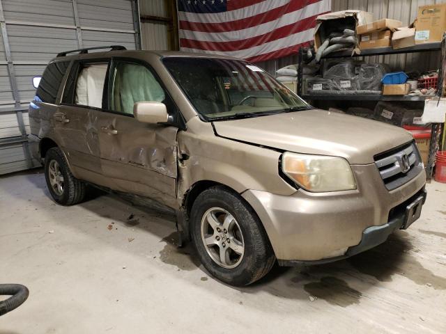 5FNYF28527B014586 - 2007 HONDA PILOT EXL BEIGE photo 4