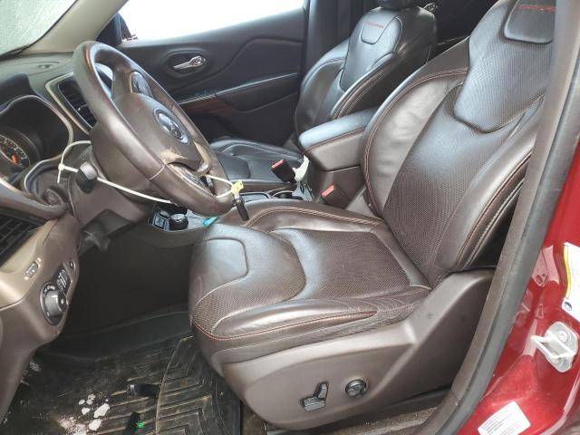 1C4PJMBS4FW726385 - 2015 JEEP CHEROKEE TRAILHAWK RED photo 7