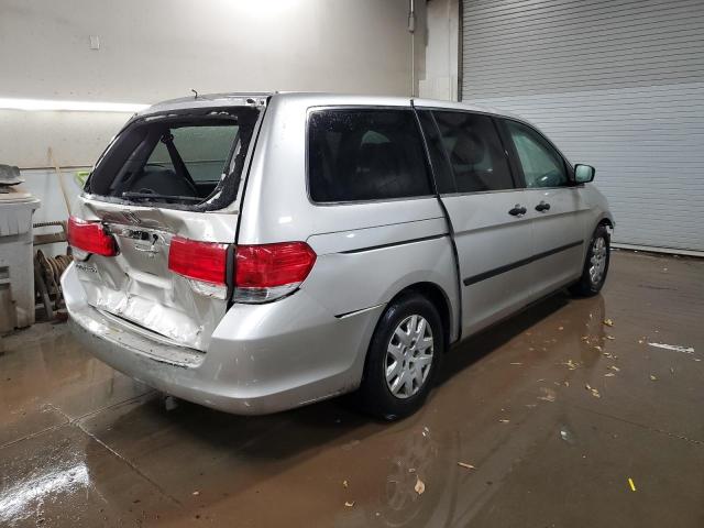 5FNRL38228B099357 - 2008 HONDA ODYSSEY LX SILVER photo 3