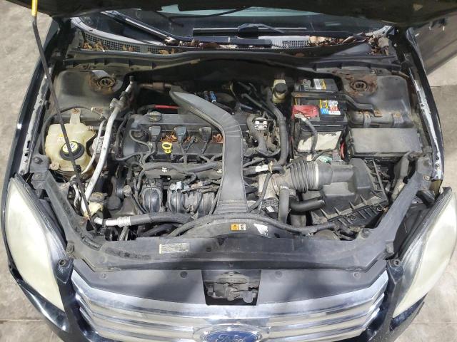 3FAHP07Z38R239532 - 2008 FORD FUSION SE BLACK photo 11