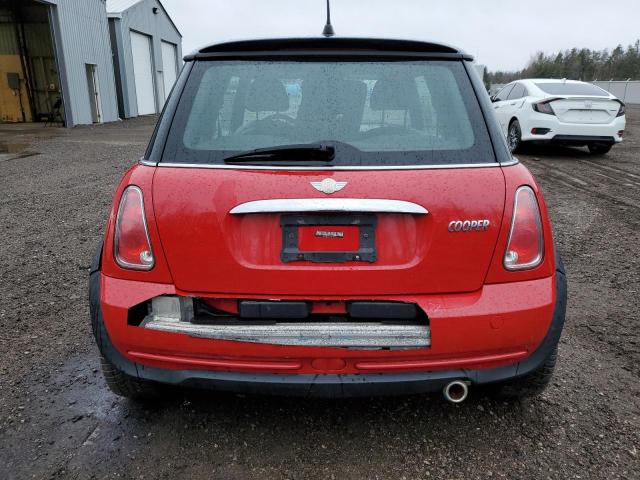 WMWRC33546TK67122 - 2006 MINI COOPER RED photo 6