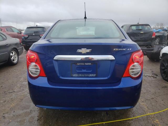 1G1JC5SH0E4138092 - 2014 CHEVROLET SONIC LT BLUE photo 6