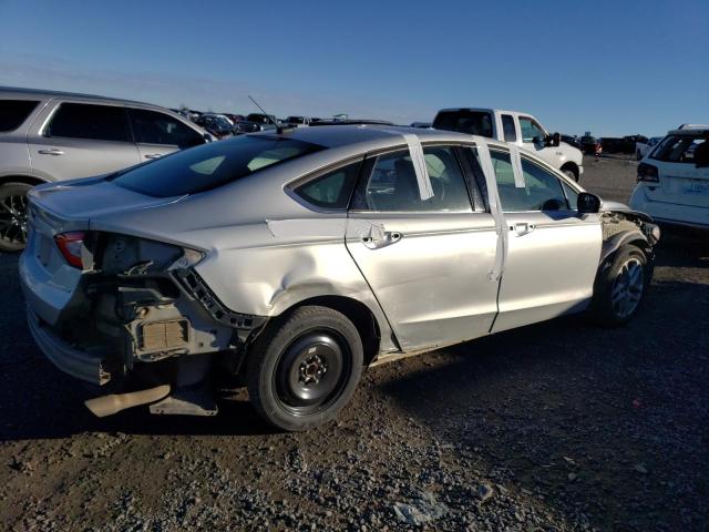 3FA6P0H77GR210988 - 2016 FORD FUSION SE SILVER photo 3