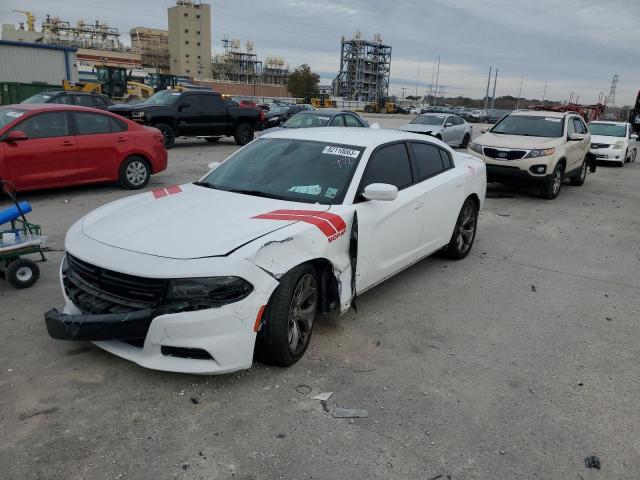 2C3CDXHG0FH741429 - 2015 DODGE CHARGER SXT WHITE photo 1