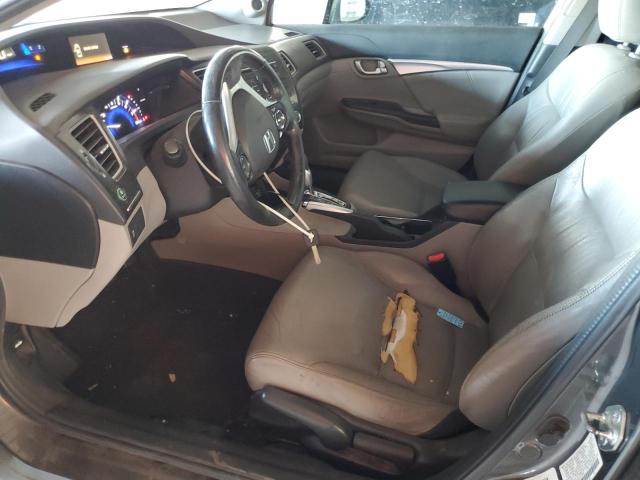 2HGFB2F92DH513632 - 2013 HONDA CIVIC EXL 灰色 照片 7