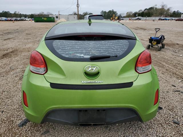 KMHTC6AD9CU027571 - 2012 HYUNDAI VELOSTER GREEN photo 6