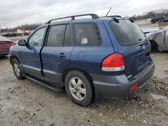 KM8SC13D86U090581 - 2006 HYUNDAI SANTA FE GLS BLUE photo 2