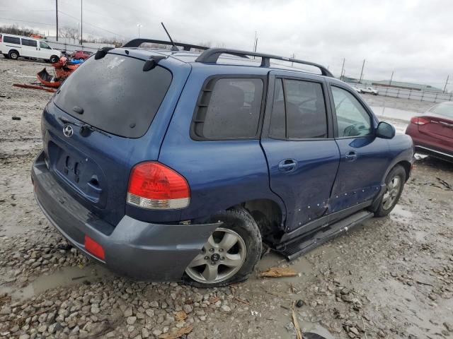 KM8SC13D86U090581 - 2006 HYUNDAI SANTA FE GLS BLUE photo 3