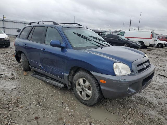 KM8SC13D86U090581 - 2006 HYUNDAI SANTA FE GLS BLUE photo 4