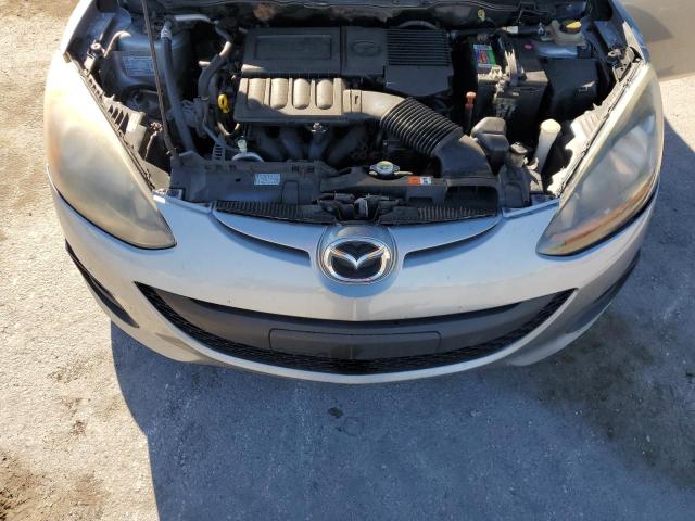 JM1DE1KY8C0147098 - 2012 MAZDA MAZDA2 SILVER photo 12