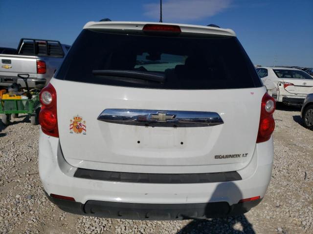 1GNALDEK0DZ124968 - 2013 CHEVROLET EQUINOX LT WHITE photo 6