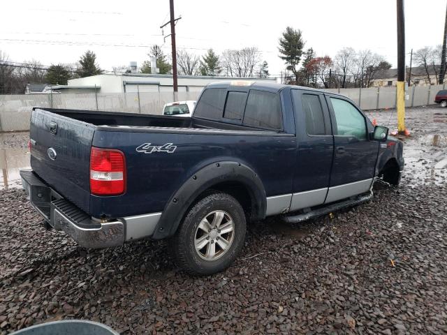 1FTPX14545FA59594 - 2005 FORD F150 BLUE photo 3