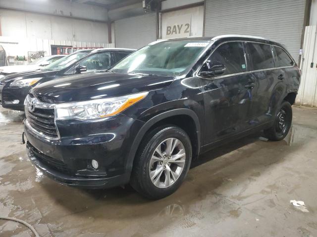 5TDJKRFH0FS138157 - 2015 TOYOTA HIGHLANDER XLE BLACK photo 1
