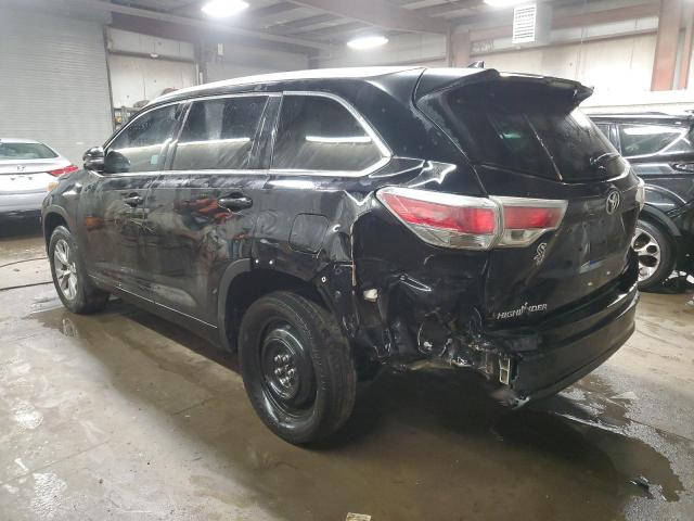 5TDJKRFH0FS138157 - 2015 TOYOTA HIGHLANDER XLE BLACK photo 2