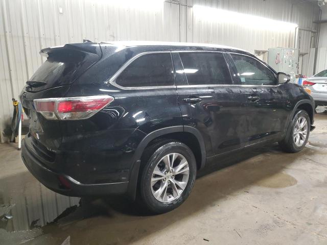 5TDJKRFH0FS138157 - 2015 TOYOTA HIGHLANDER XLE BLACK photo 3