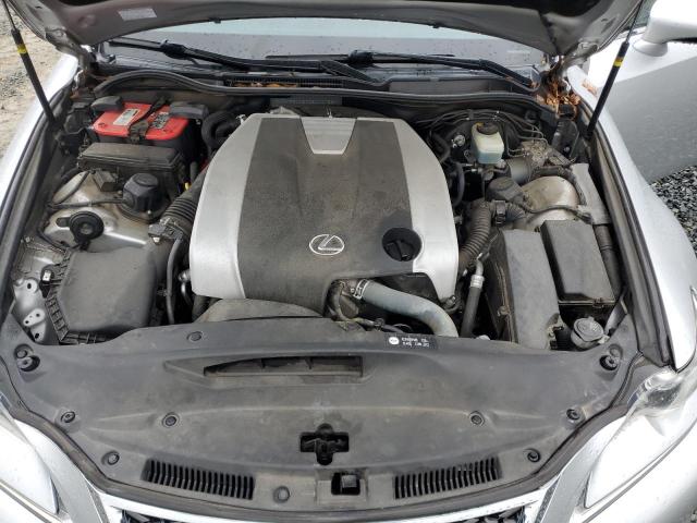 JTHBE1D29E5010756 - 2014 LEXUS IS 350 SILVER photo 11