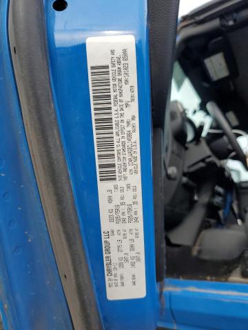 1C4AJWAG9CL145864 - 2012 JEEP WRANGLER SPORT BLUE photo 12