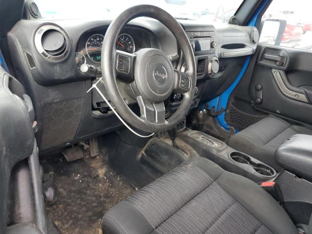 1C4AJWAG9CL145864 - 2012 JEEP WRANGLER SPORT BLUE photo 8