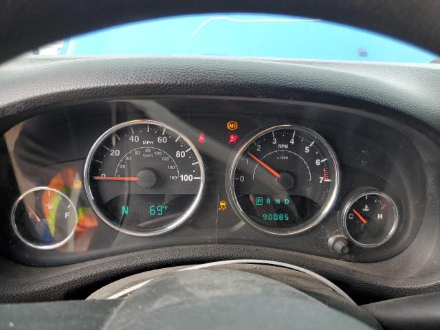 1C4AJWAG9CL145864 - 2012 JEEP WRANGLER SPORT BLUE photo 9