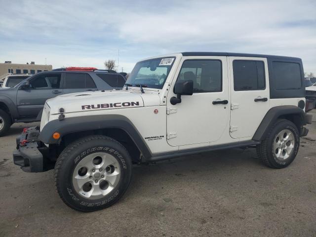 1C4BJWFG1FL587555 - 2015 JEEP WRANGLER RUBICON WHITE photo 1